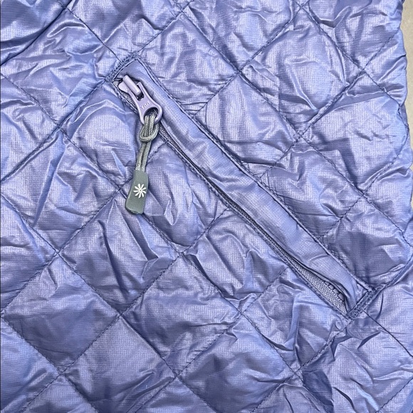 Athleta Purple Packable Down Jacket with Removable Hood Size M - Picture 4 of 7